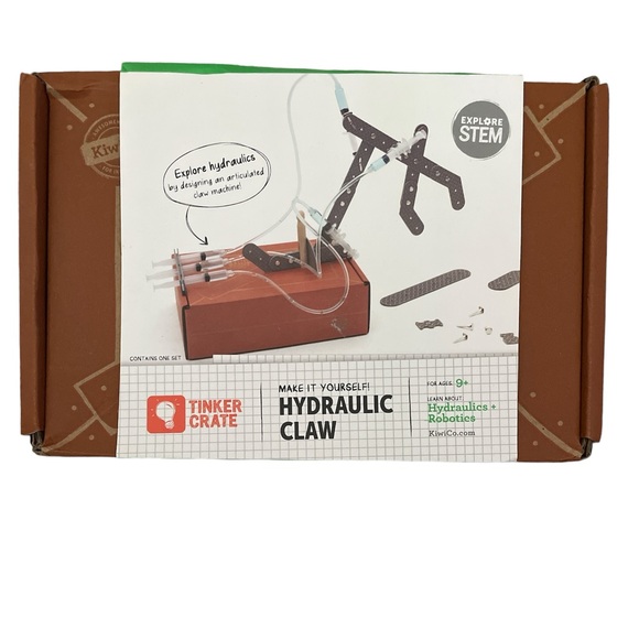 KiwiCo Tinker Crate - Make It Yourself Hydraulic Claw - Picture 1 of 3